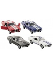 Jucărie pentru copii Goki - Cărucior de metal, Shelby GT-500, asortiment -1
