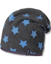 Pălărie din lână pentru copii Sterntaler - La stele, 57 cm, peste 8 ani, negru