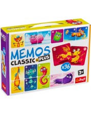 Joc de memorie Memos Classic&Plus: Monstri draguti - Pentru copii -1