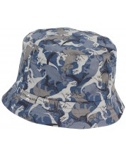 Pălărie de vară pentru copii cu protecție UV 50+ Sterntaler - Dinozauri, 51 cm, 18-24 luni