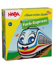 Joacă de copii Haba - Tren colorat și zar - imagine 1