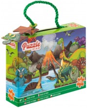 Puzzle pentru copii Grafix din 45 de piese - Dinozauri