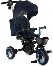 Tricicletă pentru copii 3 în 1 MoMi - Ivi, Navy Blue