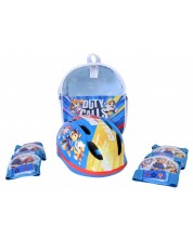 Cască și set de protecții pentru bicicletă E&L Cycles - Paw Patrol, 52-56 cm - imagine 1