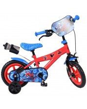 Bicicletă pentru copii cu roți ajutătoare E&L cycles - Marvel Spider-Man, 12'' - imagine 1