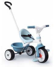 Tricicleta 2 în 1 pentru copii Smoby - Be move, albastră