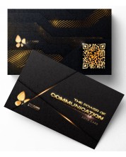 Carte de vizita digitala ZoYo Card - Boiling Gold	 -1