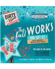 Dirty Works Set cadou The Full Works, 4 piese