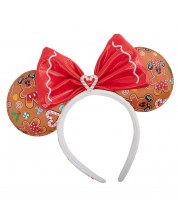 Diademă Loungefly Disney: Mickey Mouse - Gingerbread Mickey and Minnie -1