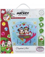 Diamond tapiserie Craft Cuddy - Mickey și Minnie Mouse, iarna