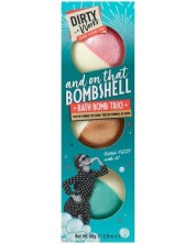 Dirty Works Set de săruri And On That Bombshell Bath, 3 piese