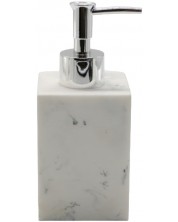 Dozator de săpun lichid Inter Ceramic - Lain, marmură albă