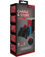 Stație de încărcare de andocare Venom - Charge & Store, neagră (Nintendo Switch) -1