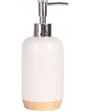 Dozator de săpun lichid Inter Ceramic - Bailey, 7,6 x 19 cm, alb