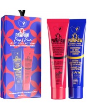 Dr. Pawpaw Set Prep and Pout - Masca de noapte și Balsam pentru buze, Ultimate Red, 2 x 25 ml -1