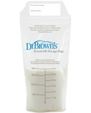 Pungi de lapte matern Dr. Brown's - 25 bucăți, 180 ml -1