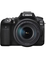 Aparat foto Canon - EOS 90D, EF-S 18-135 mm IS Nano, f/3.5-5.6, negru