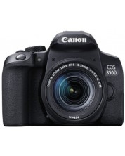 Aparat foto DSLR Canon - EOS 850D + obiectiv EF-S 18-55mm, negru