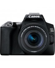 Aparat foto DSLR Canon - EOS 250D, EF-S 18-55mm ST, negru -1