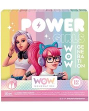 Markere cu două fețe WOW Generation - 12 culori -1