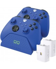 Stație de încărcare duală de andocare Venom - Twin Charging Dock + 2 batteries, Blue (Xbox One/Series X/S) -1