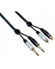 Cablu dublu Bespeco - EAY2JR300, 3m, negru