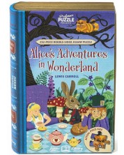 Puzzle cu două fețe Professor Puzzle din 252 de piese - Alice în Țara Minunilor -1
