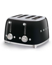 Toaster dublu Smeg - TSF03BLEU, 2000W, 6 trepte, negru