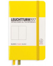 Agenda de buzunar Leuchtturm1917 - A6, pagini albe, Lemon -1