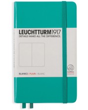 Agenda de buzunar Leuchtturm1917 - A6, pagini albe, Emerald -1