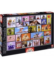 Puzzle Educa de 1000 piese - Momente impartasite