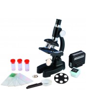 Set educativ Edu Toys - Microscop, cu accesorii