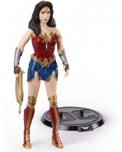 Figurina de actiune The Noble Collection DC Comics: Wonder Woman - WW84 (Bendyfigs), 19 cm -1