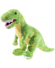 Jucărie de pluș ecologică Heunec - Dinozaur verde, 43 cm -1