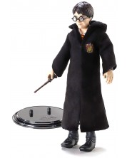Figurina de actiune The Noble Collection Movies: Harry Potter - Harry Potter (Bendyfigs), 19 cm