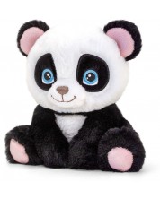 Jucărie de pluș ecologică Keel Toys Keeleco Adoptable World - Panda, 16 cm