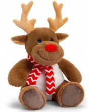 Keel Toys Keeleco - Rudolph renul cu eșarfă, 25 cm