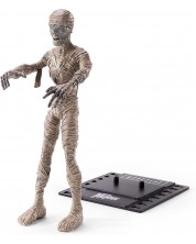 Figurina de actiune The Noble Collection Horror: Universal Monsters - Mummy (Bendyfigs), 19 cm -1