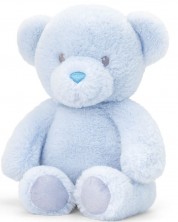 Jucarie ecologica de plus Keel Toys Keeleco - Pui de ursulet, albastru, 20 cm