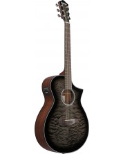 Chitară electro-acustică Ibanez - AEWC Series, AEWC16QA, Transparent Black Sunburst - imagine 1