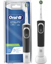 Periuță de dinți electrică Oral-B - Vitality 100 Cross Action, negru -1