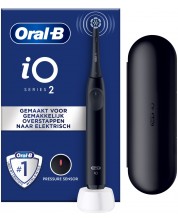 Periuță de dinți electrică Oral-B - iO S2 6/8/6, 1 duză, neagră - imagine 1