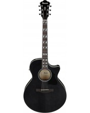 Chitară electro-acustică Ibanez - AE170-TBK, Transparent Black High Gloss - imagine 1