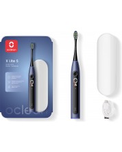 Periuță de dinți electrică Oclean - X Lite 20 Set, cu un capet de periuță , albastru inchis