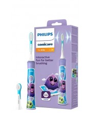 Periuță de dinți electrică Philips – HX6322/12, 2 capete, mov - imagine 1