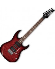 Chitara electrica Ibanez - GRX70QA, Transparent Red Burst
