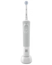 Periuță de dinți electrică Oral-B - Vitality 100 Sensi Ultra Box, albă