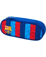 Geantă școlară eliptică Astra - FC Barcelona, 1 fermoar