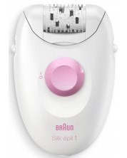 Epilator Braun - SE 1-000, 1 viteză, alb