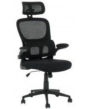 Scaun ergonomic Carmen - 7585, negru -1